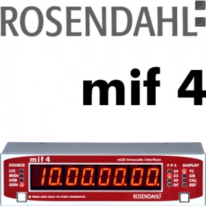 Rosendahl MIF4 | 프로페셔널 미디타임코드 인터페이스 | 220V정식수입품 | 주문후4주소요 | 리뷰포함