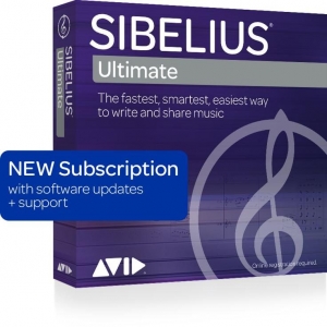 Avid Sibelius Ultimate | 시벨리우스 얼티밋 | 일반용 | (win64bit만 사용가능. 32bit는 사용불가능, OSX) | AVDF
