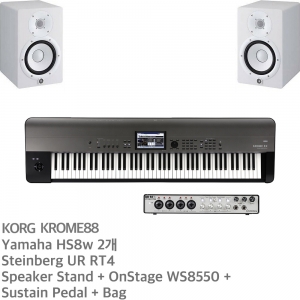 KORG KROME EX88 + HS8W 2개 + RT4 + etc | 정식수입품