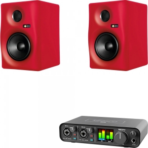 MOTU M2 USB오디오인터페이스 + Gibbon5 Red 1조2개 | 정식수입품