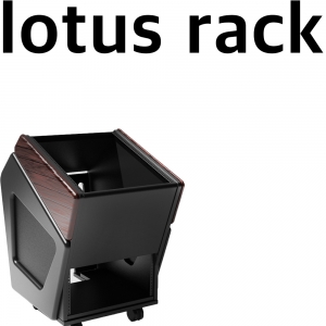 Zon Acoustics Lotus Rack 1베이 블랙 하드우드 사이드패널 월넛 | 정품